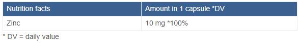 Zinc chélé 10 mg - 120 capsules