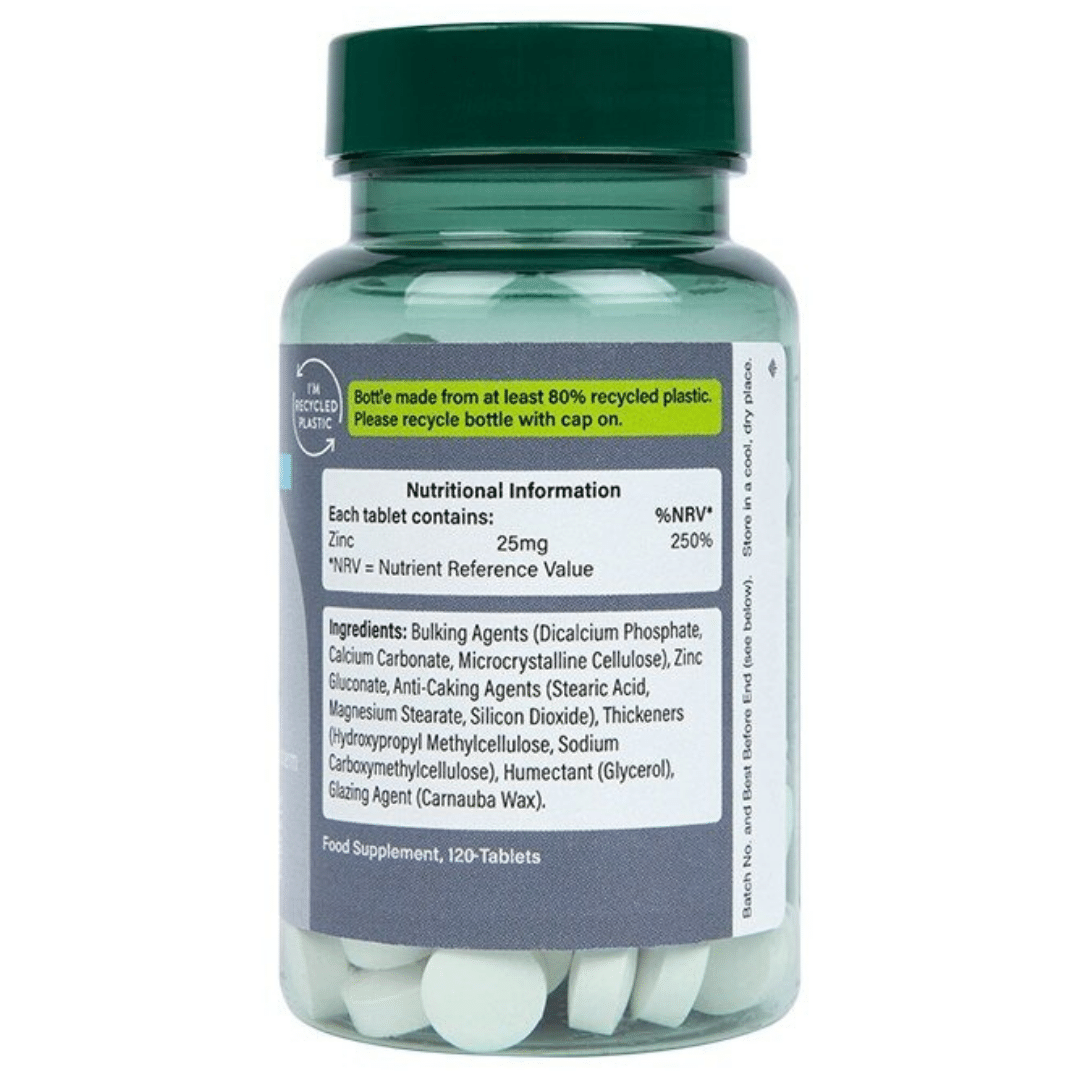 Gluconate de zinc/gluconate de zinc 25 mg 120 comprimés