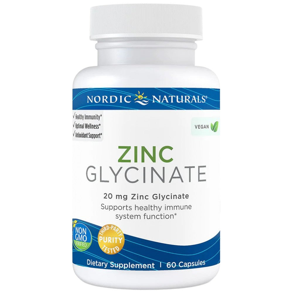 Glycinate de zinc 20 mg 60 capsules