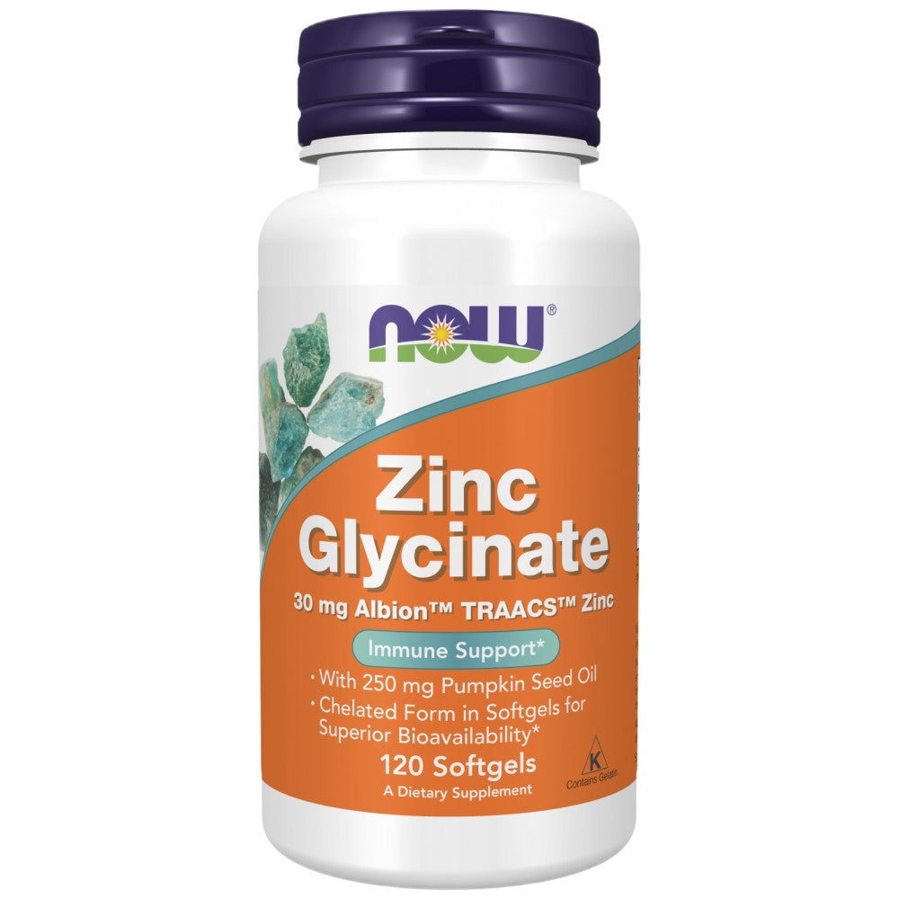 Glycinate de zinc 30 mg./120 softgels
