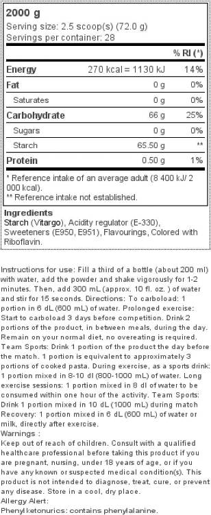 <tc>VITARGO</tc> Carboloader - 2000 grammes