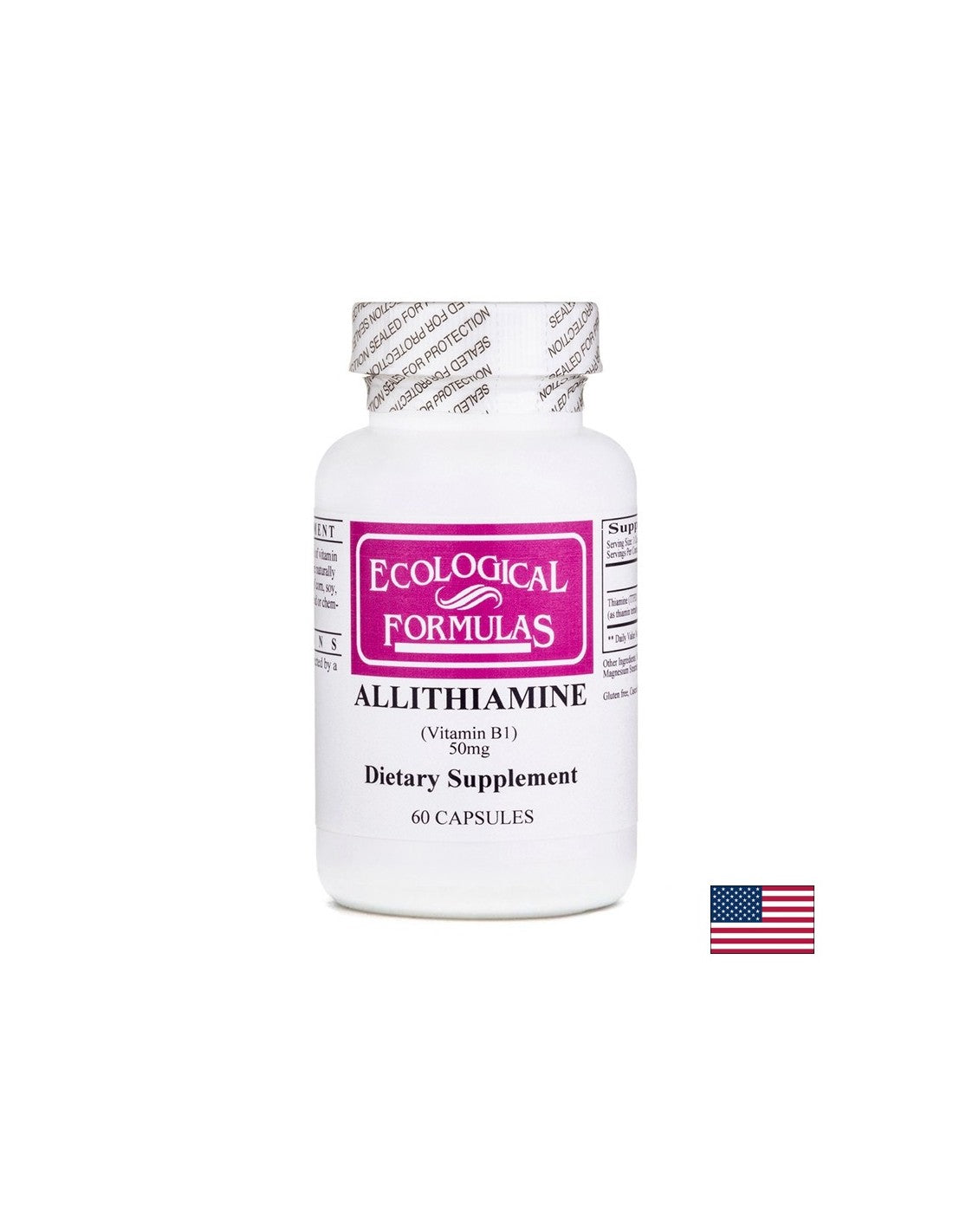 Alithiamine (vitamine B1) - Santé neurologique, 60 capsules