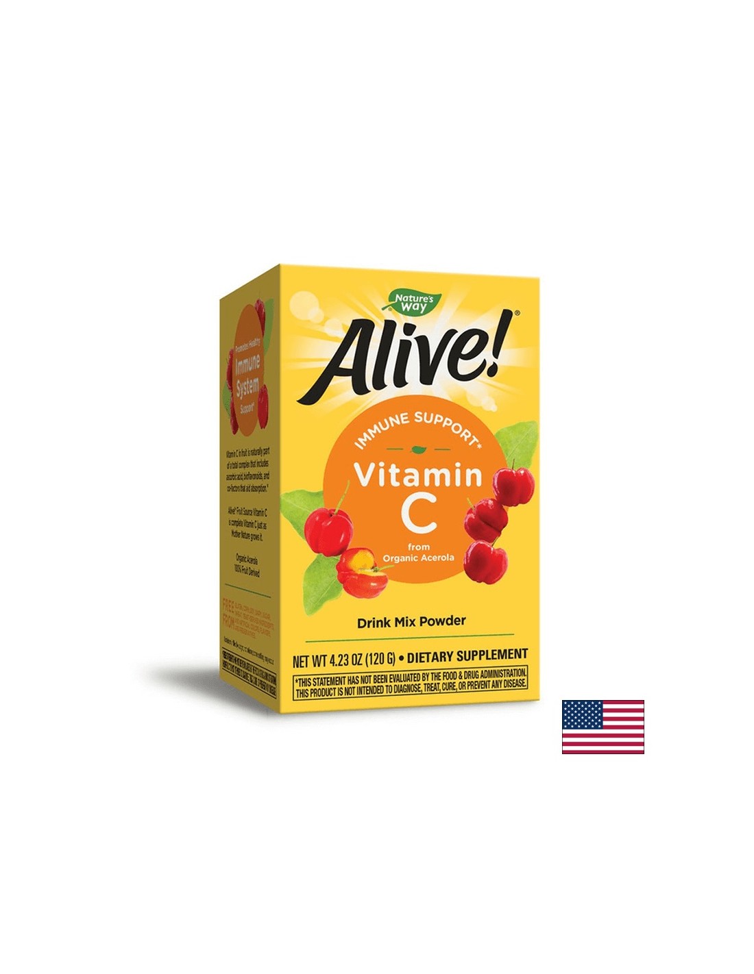<tc>Alive</tc>! Vitamine C en poudre - 120 grammes