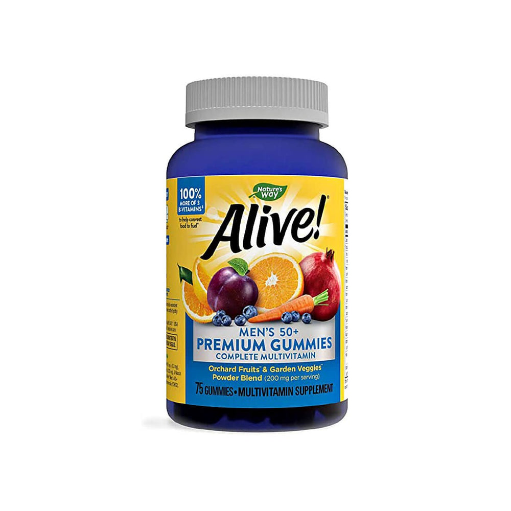 <tc>Alive</tc>! Multivitamines pour hommes de 50 ans et plus - 75 gummies