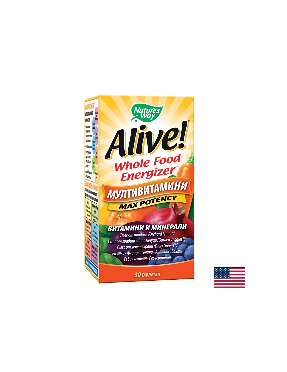<tc>Alive</tc>! Multivitamines - 30 comprimés
