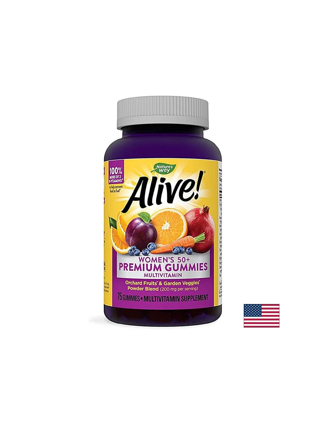 <tc>Alive</tc>! Vitamines gélifiées pour femmes de 50 ans et plus - 75 gélifiés