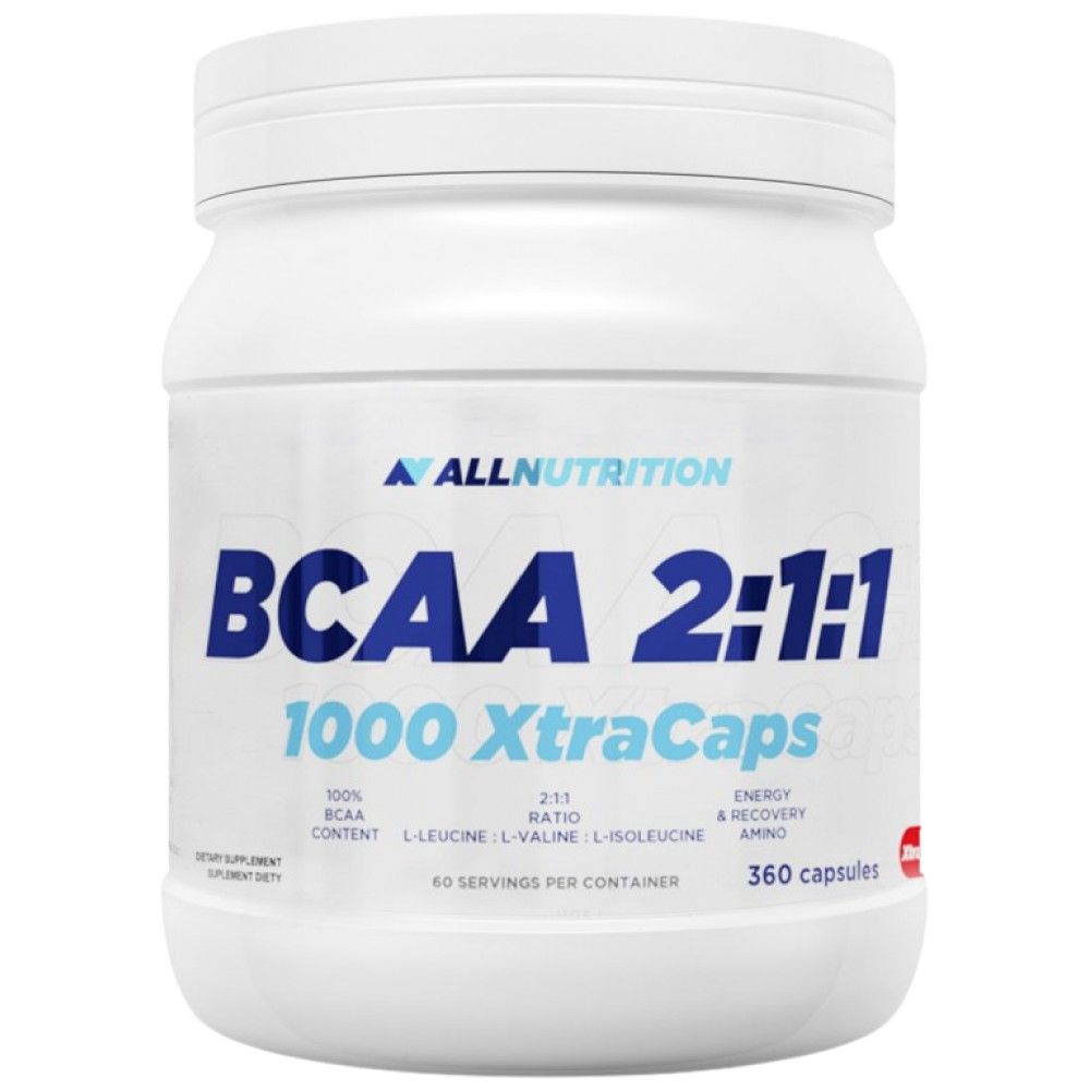 BCAA 2: 1: 1 1000 xtracaps - 360 capsules
