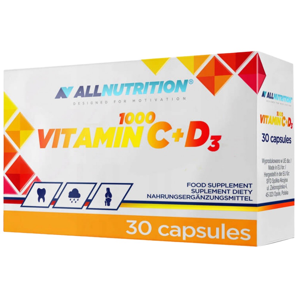Vitamine C 1000 + D3 2000 UI 30 Capsules