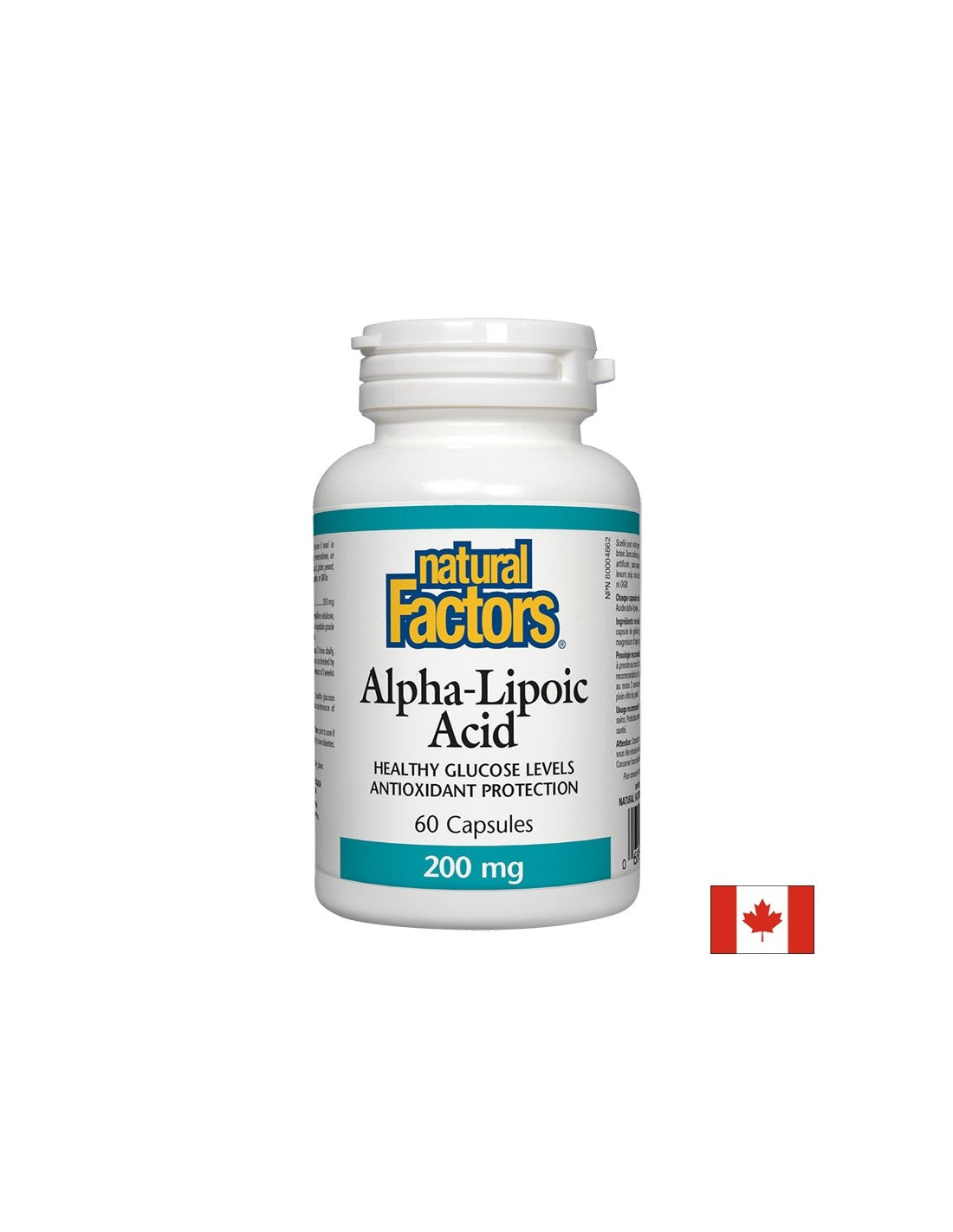 Acide lipoïque alpha 200 mg - 60 capsules