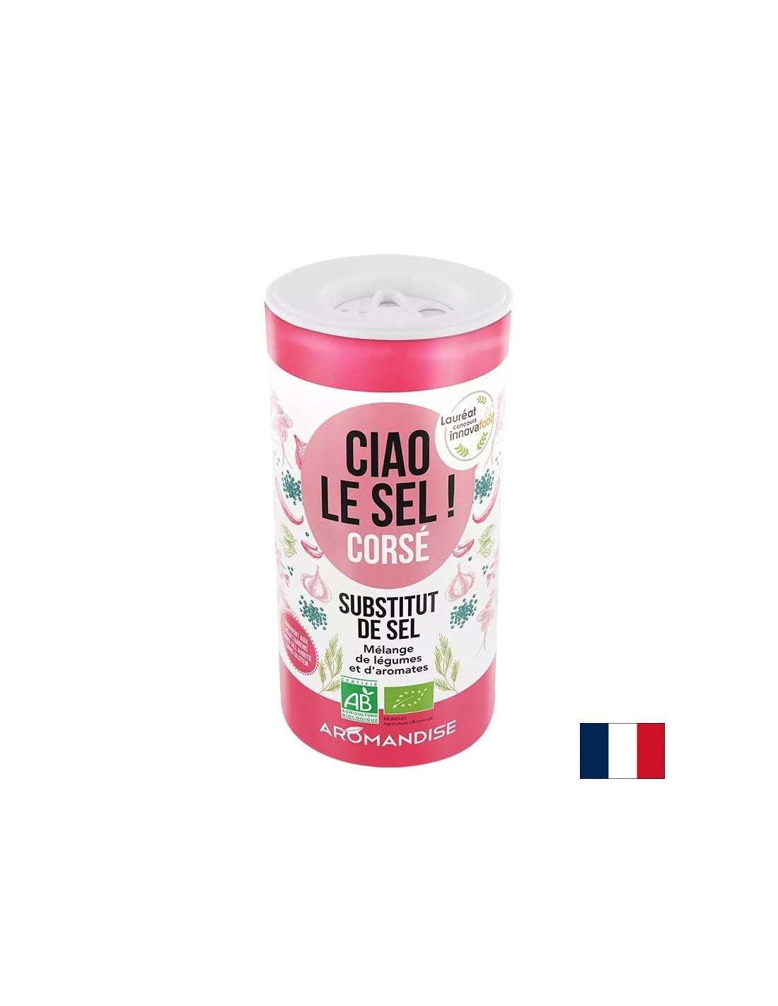 Substitut alternatif au sel ordinaire (par une saveur riche), 70 g