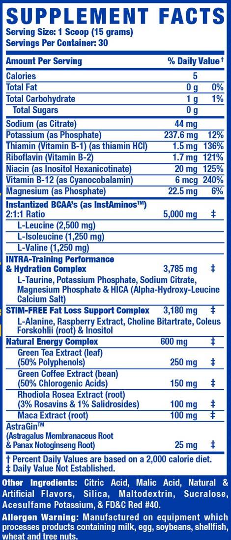 Amino-Tone | avec des électrolytes et des herbes - 450 grammes