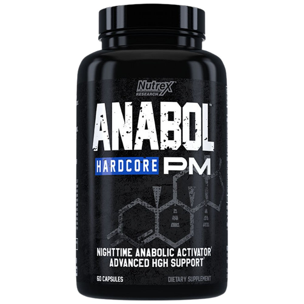 Anabol Hardcore PM | Activateur anabolique nocturne et support avancé HGH - 60 capsules