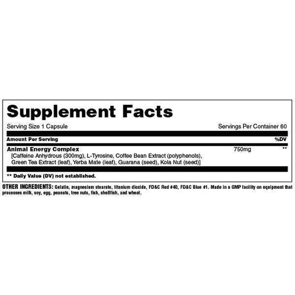 Énergie animale - 60 capsules