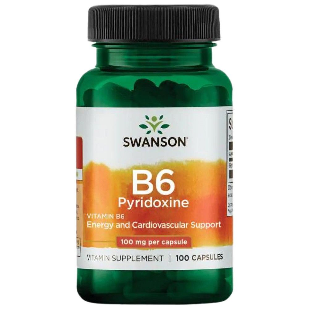 Vitamine B6 100 mg/pyridoxine - 100 capsules