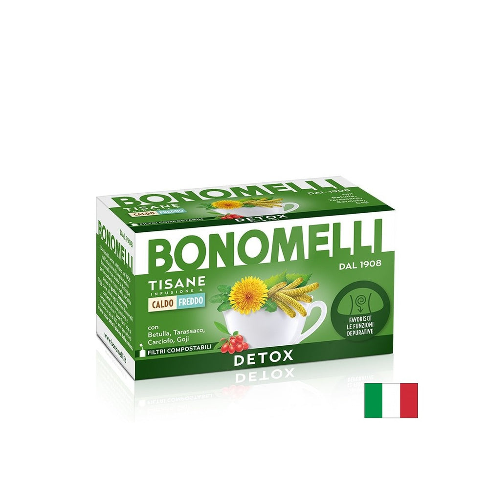 Détox du thé à base de plantes - purification et équilibre métabolique, 16 sachets