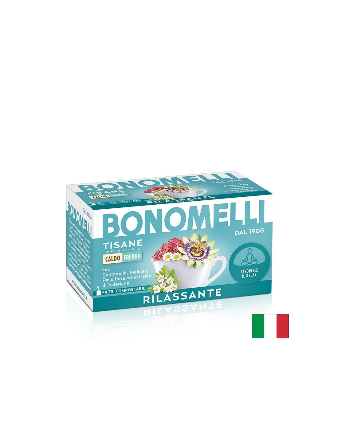 Thé à base de plantes détend - apaisant nerveux et équilibre, 16 sachets