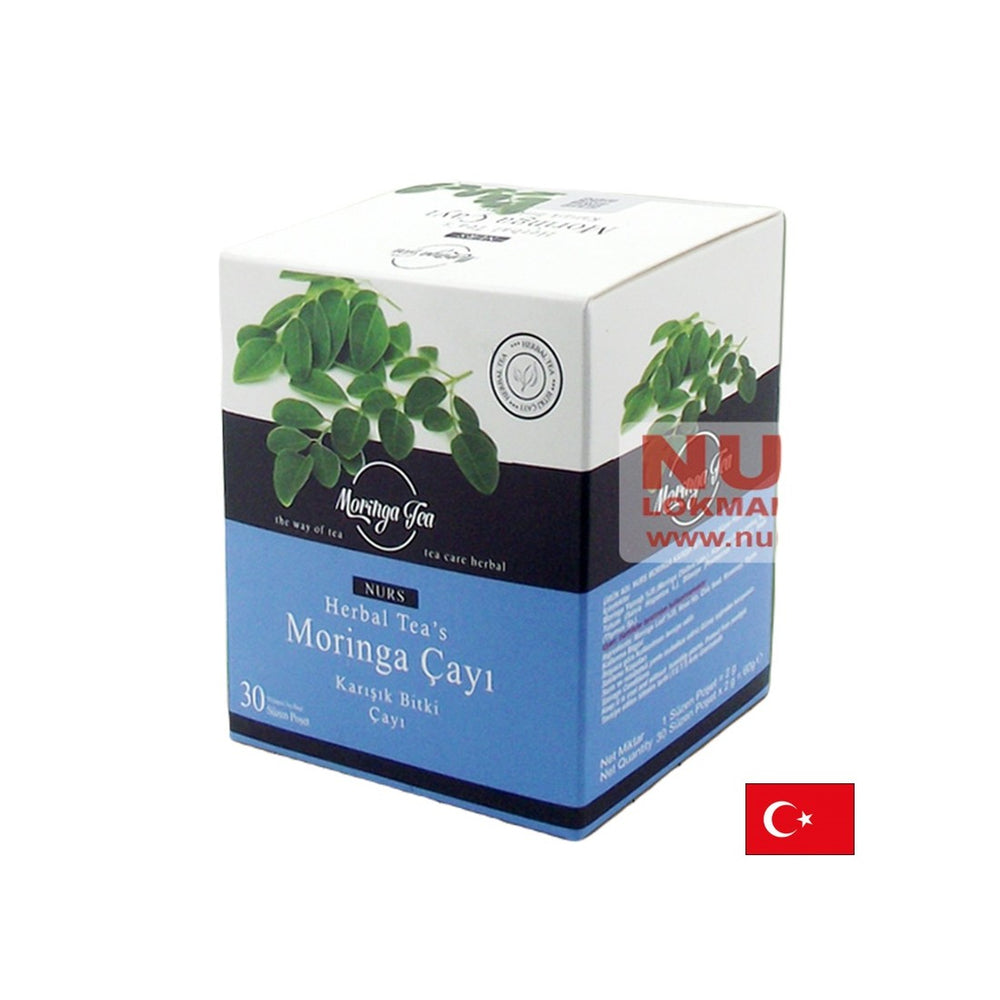 Thé à base de plantes avec moringa, 30 sacs filtrants