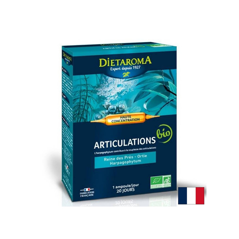 Formule à base de plantes pour joints mobiles, 20 ampoules à boire