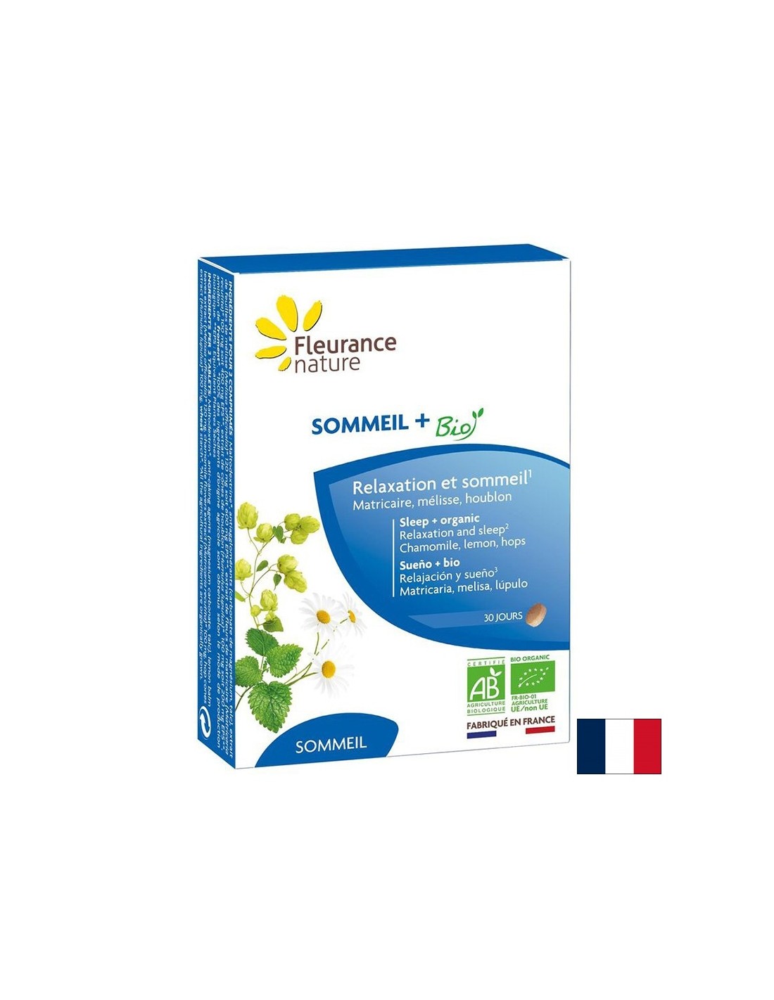 Formule à base de plantes pour le sommeil Bio, 60 comprimés