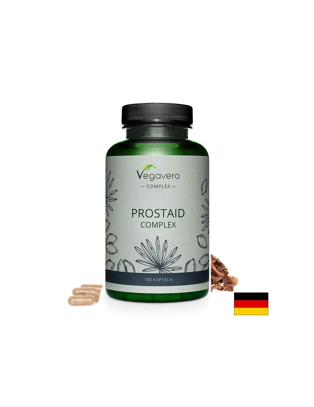 Formule à base de plantes pour une prostate saine - Prostaid Complex, 180 capsules <tc>Vegavero</tc>