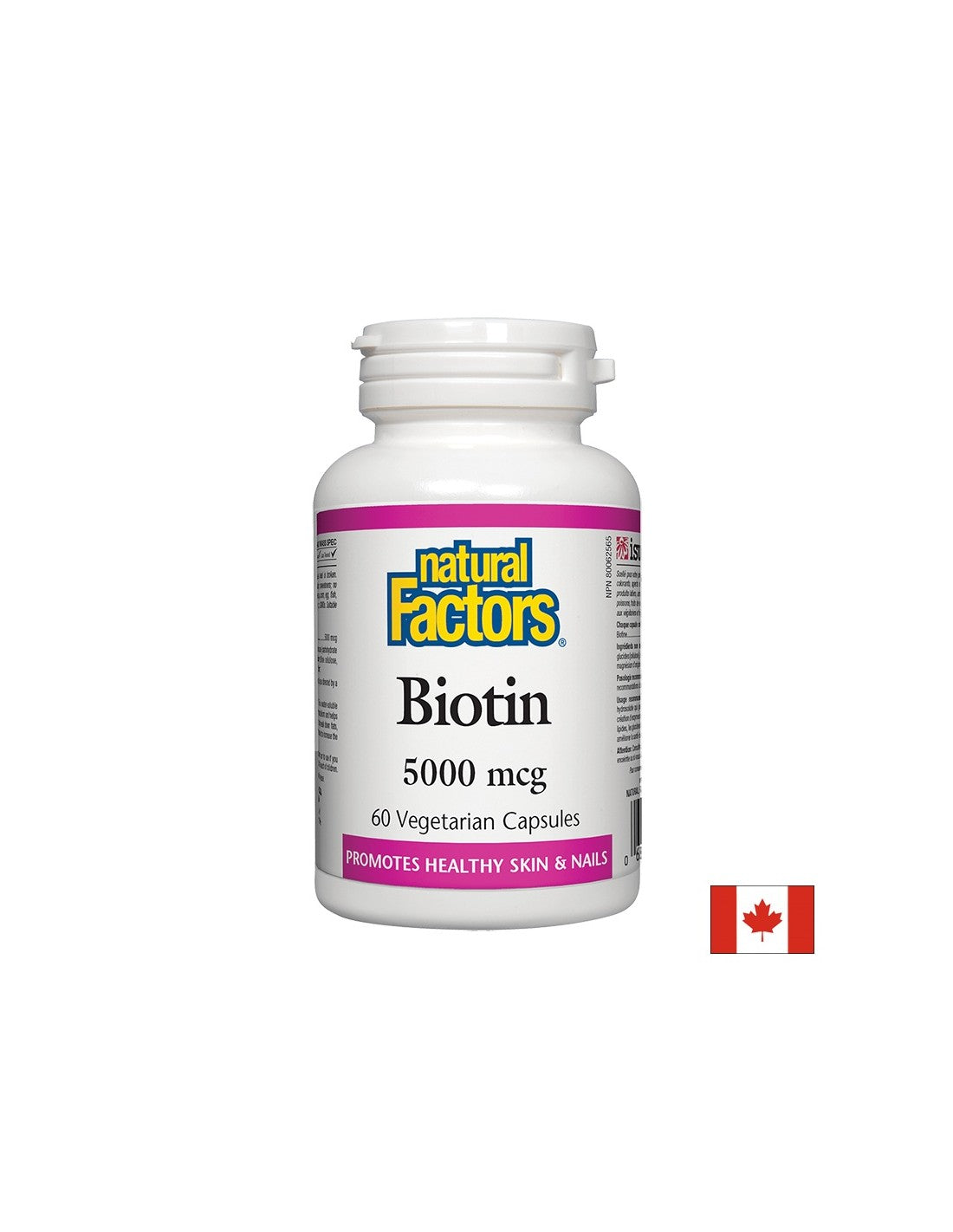 Biotine 5000 mcg - 60 capsules