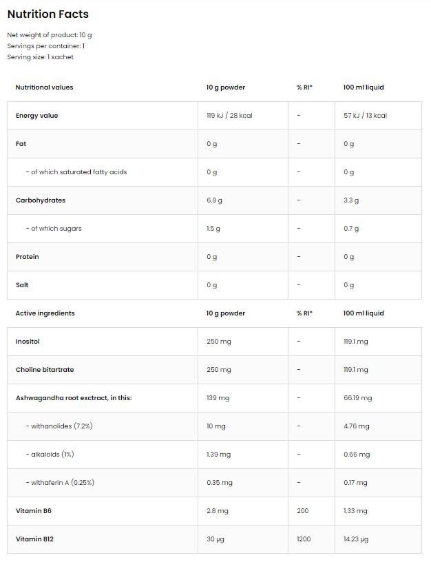 Aqua Kick/Advanced Hydratation - Brain Focus - 300 grammes