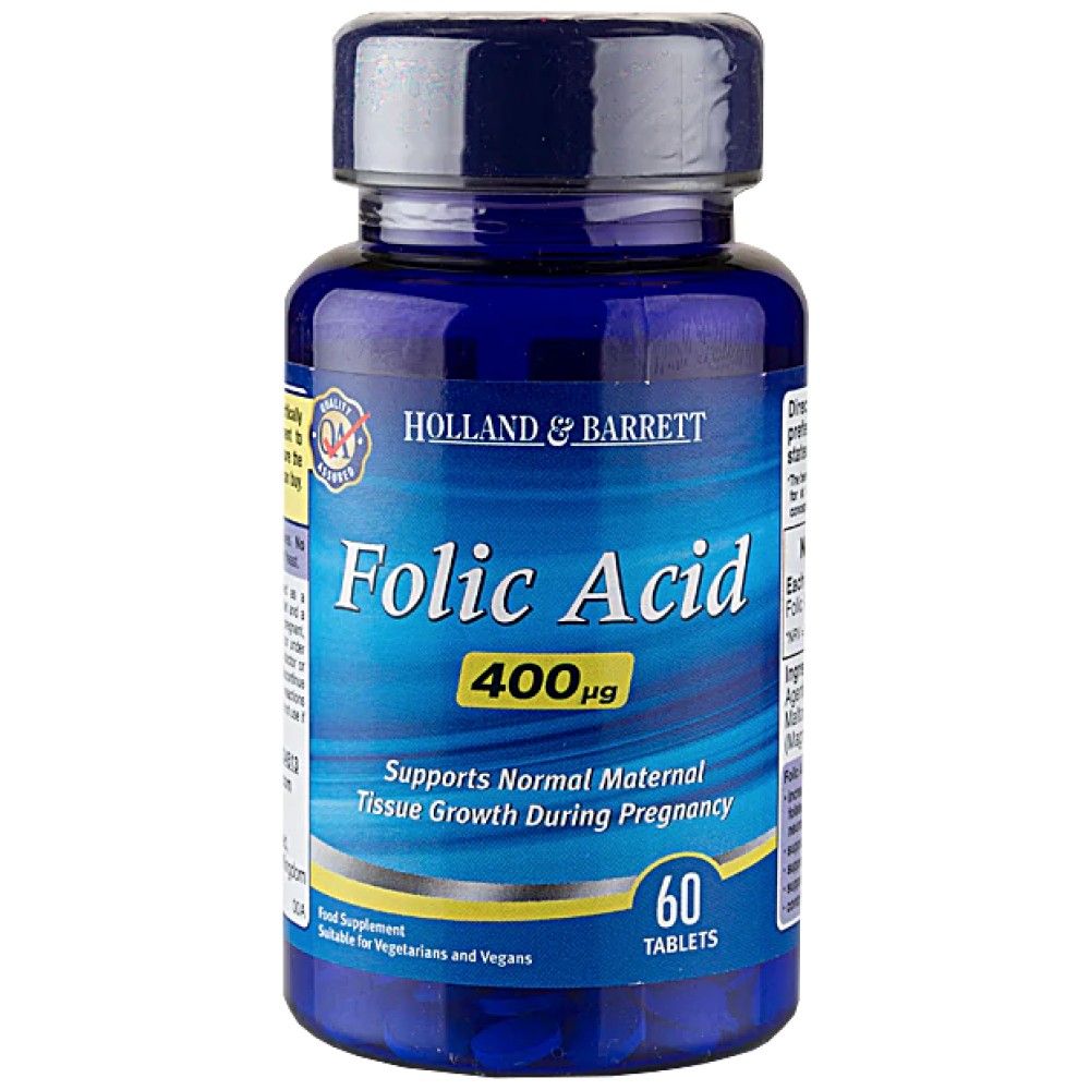 Acide folique 400 mcg - 60 comprimés