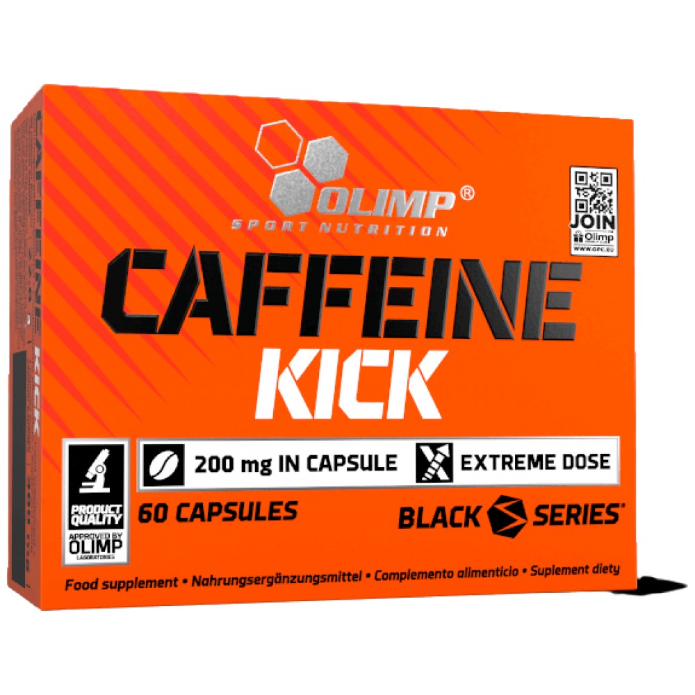 Cafeine Kick 200 mg - 60 capsules