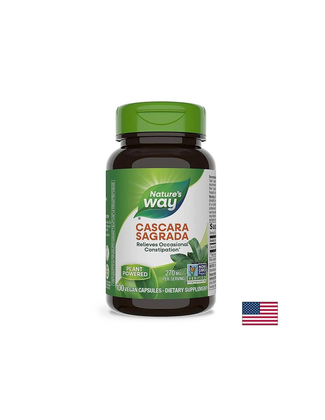 Cascara Sagrada 425 mg - 100 capsules