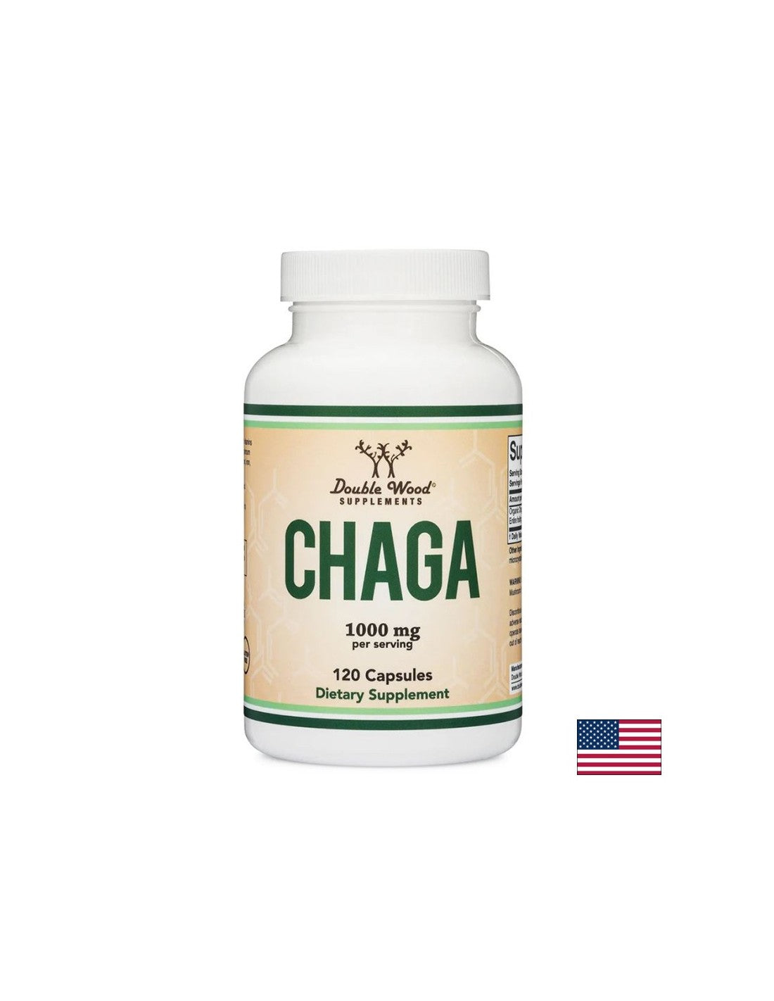 Chaga - Chaga, 120 capsules Double Wood - Nutra Best Europe