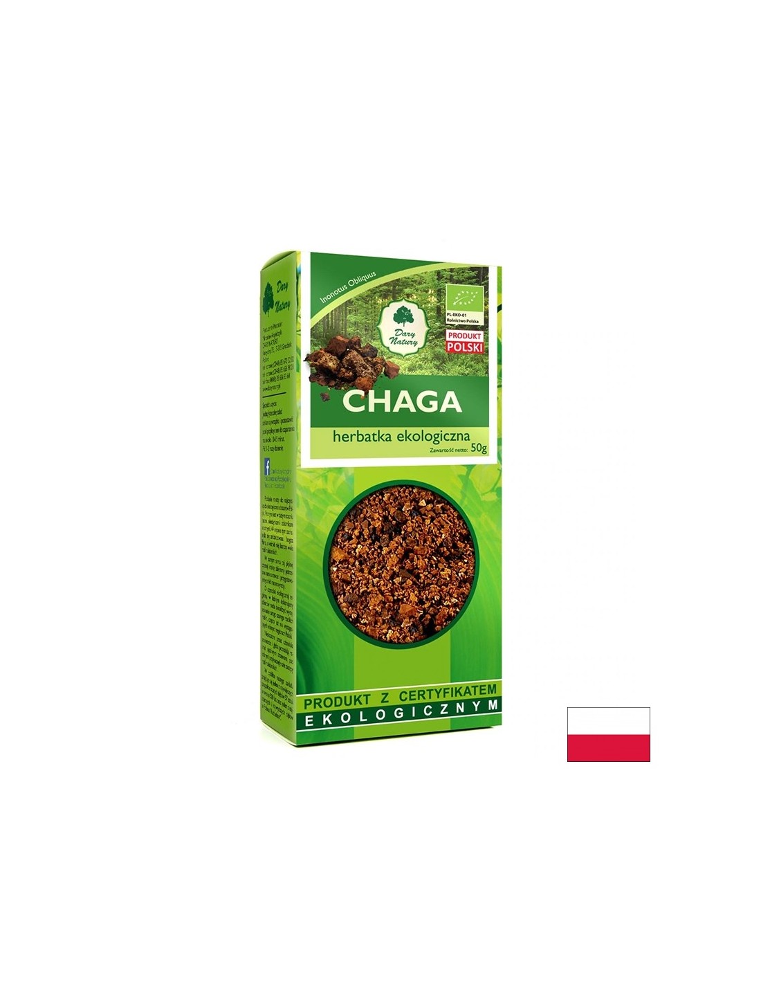 Chaga bio, poudre 50 g