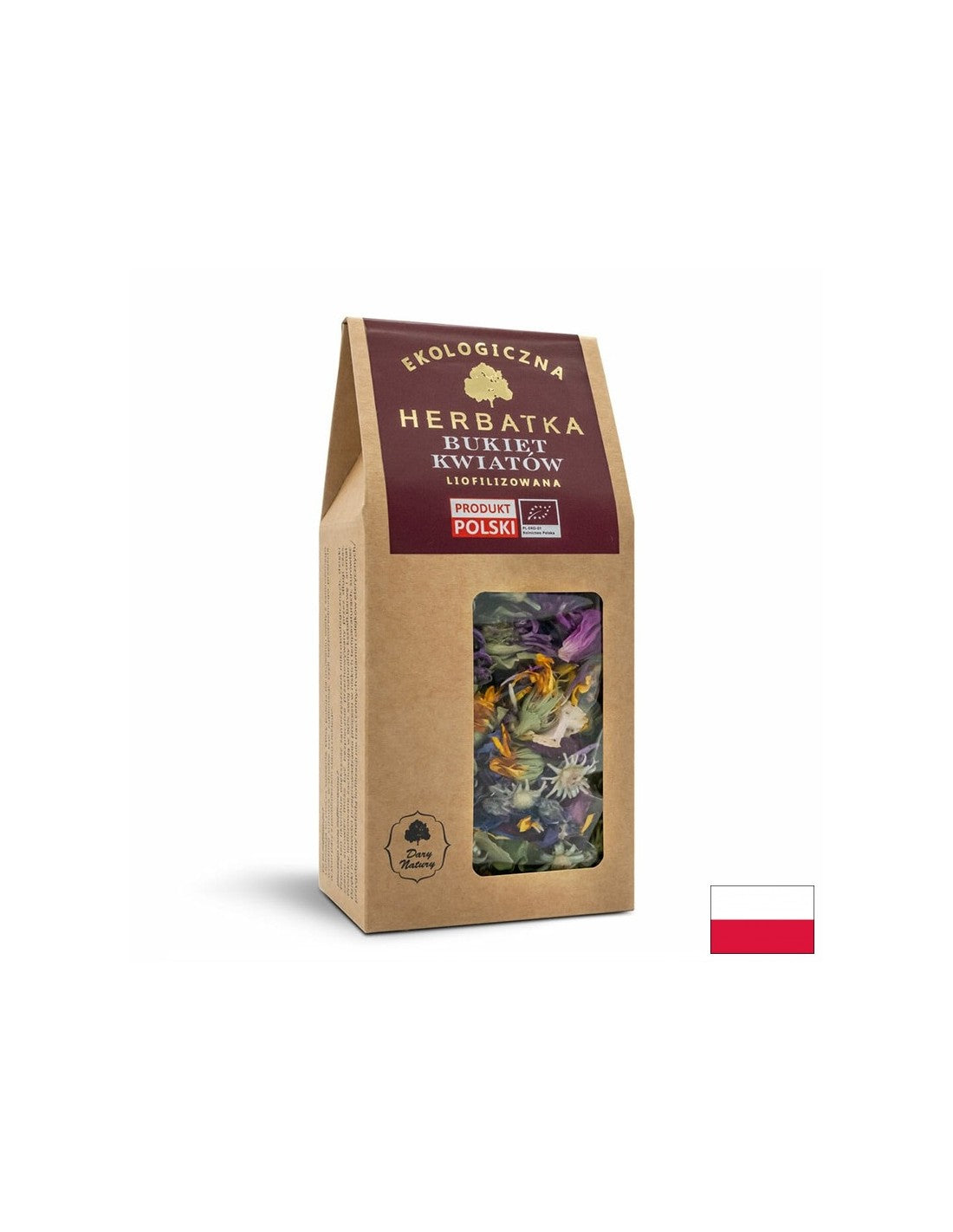 Tea Bouquet of freeze-dried flowers Bio, 15 g Dary Natury - Nutra Best Europe