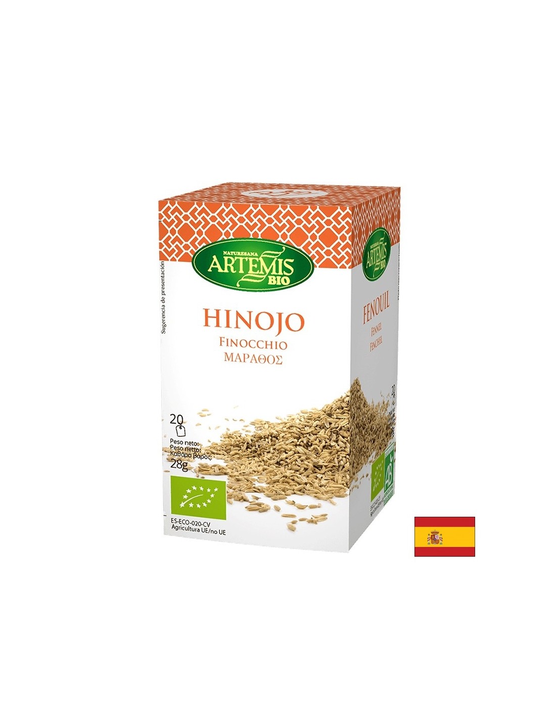 Thé de fenouil biologique, 20 sacs de filtre