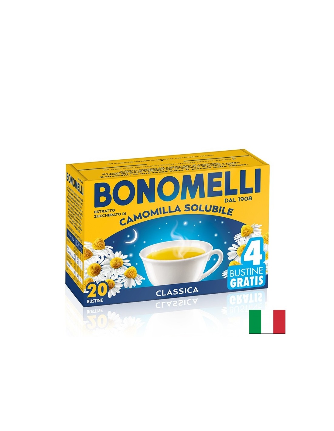 Thé à la camomille - Sachette douce, 20 + 4 sachets solubles