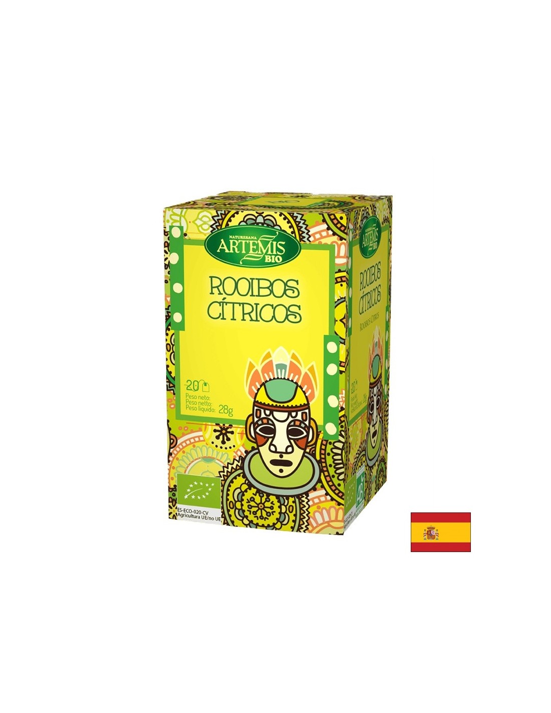 Thé rooibos avec agrumes, 20 sacs de filtre Herbes del Moli