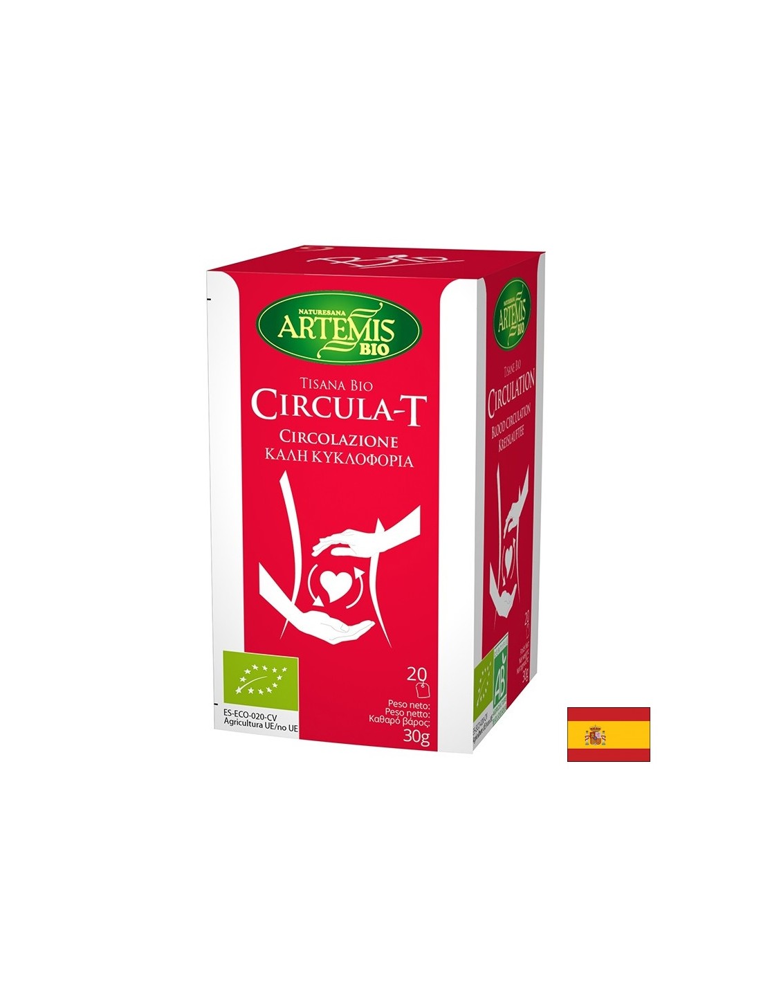Thé pour une bonne circulation bio, 20 sacs de filtre x 30 g