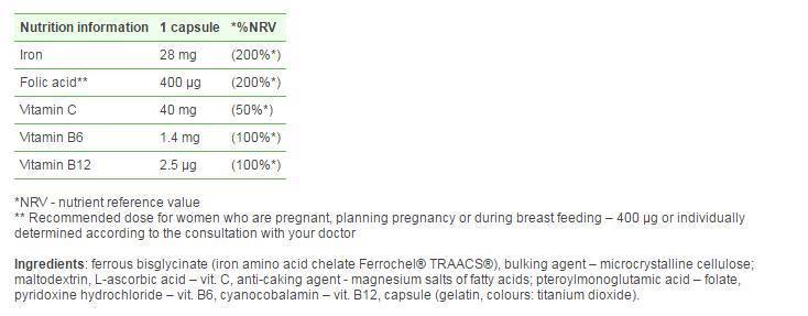 Chela-Ferr Forte - 30 capsules