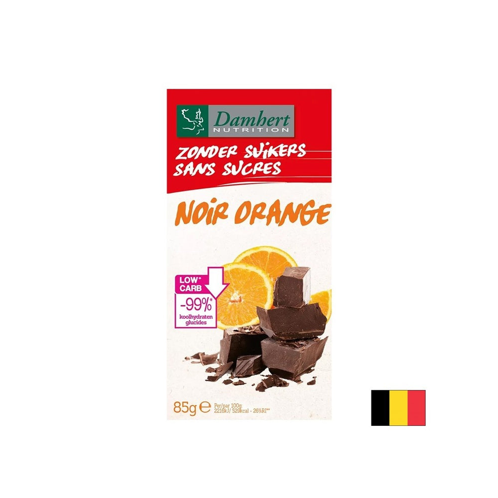 Chocolat noir avec orange (sans sucre), 85 g