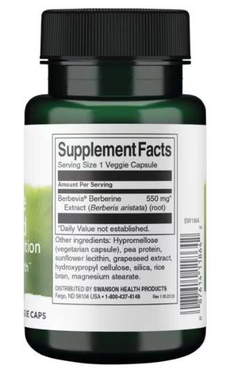 Berberine Advanced | Extrait de Berbevis® 550 mg 30 capsules