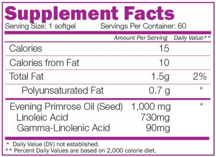 Primrose du soir - 60 capsules de gel