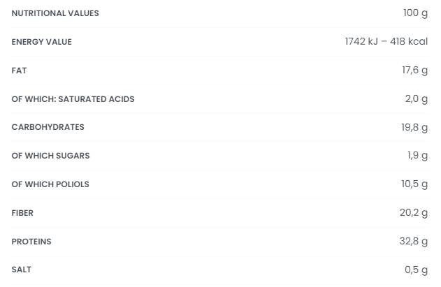 Collation élevée en protéines | Noisette 55 grammes