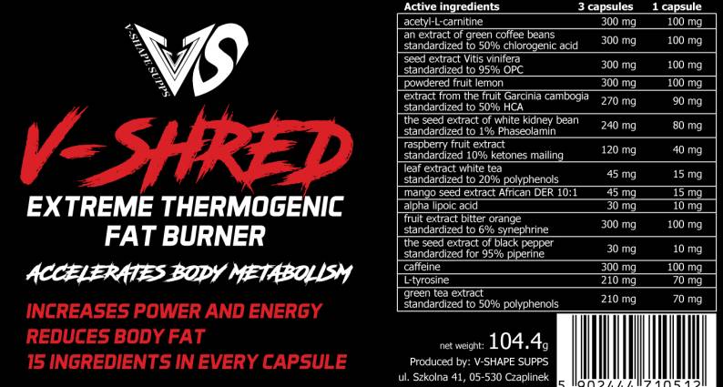 En V | Brûleur de graisse thermogénique extrême 150 capsules