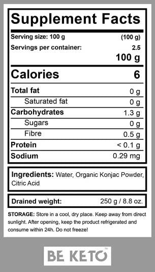 Bio Konjac Spaghetti - 320 grammes