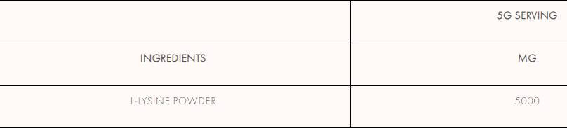 Poudre de l-lysine - 300 grammes