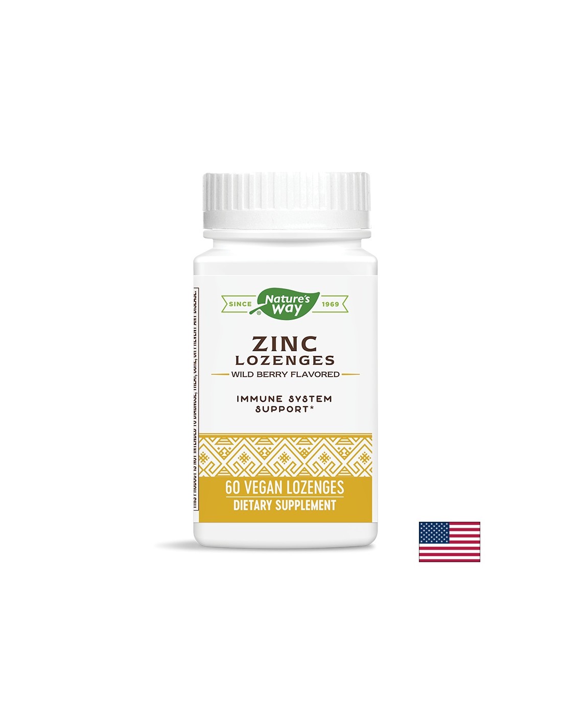 Houstoirs en zinc avec échinacée et vitamine C - 60 comprimés