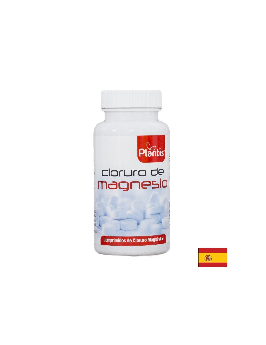 Magnésium (chlorure) - Santé pour le système nerveux, muscles et cœur - Cloruro de Magnesio Plantis®, 100 comprimés