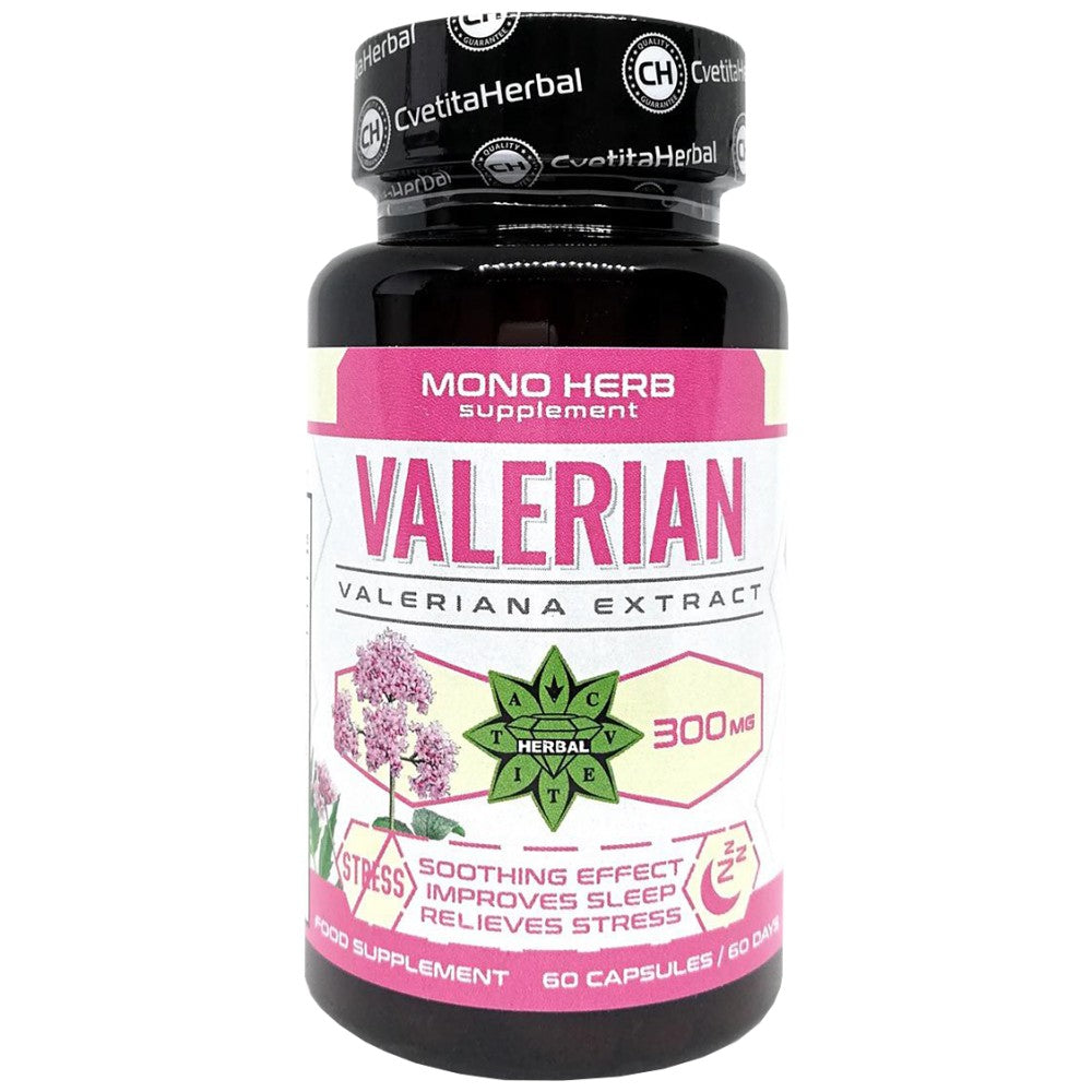 Valerian 300 mg - 60 capsules