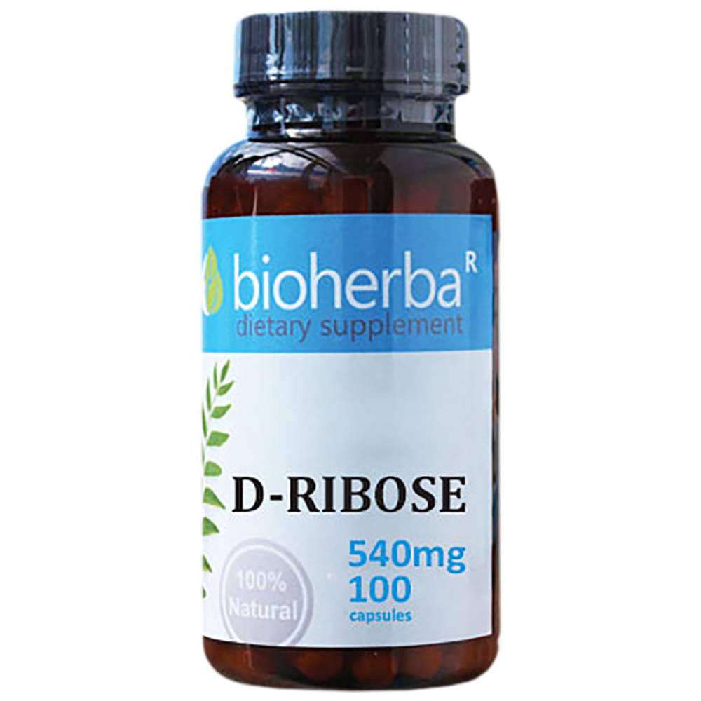 D-ribose 540 mg - 100 capsules
