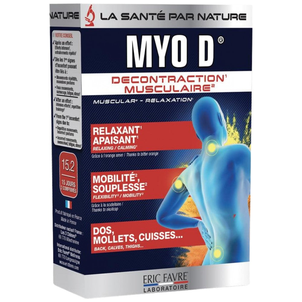 Myo d® | Relaxation musculaire - 30 comprimés
