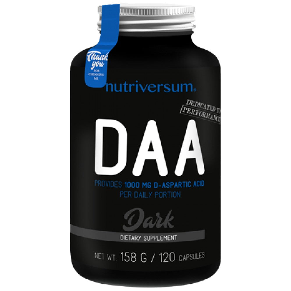 Daa Dark | Capsules D-Aspartic 1000 mg 120